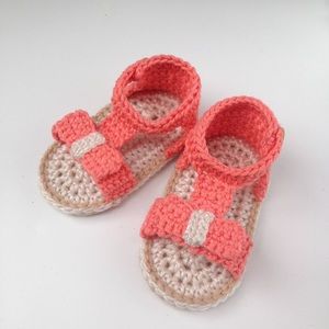 Toddler Crochet Sandles